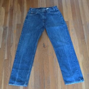 Vintage Levi's 505 Orange Tab Men's Straight Jeans 33X32